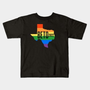LGBTQ Beto O'Rourke For Texas 2024 | Beto Orourke 2022 Texas Governor | LGBT Gay Pride T-Shirt Kids T-Shirt